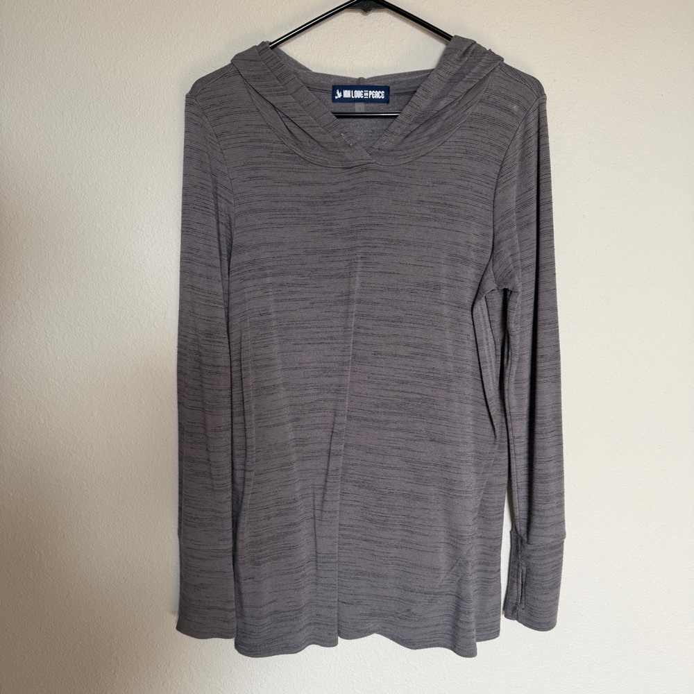 Nursing Hooded Long Sleeve Top